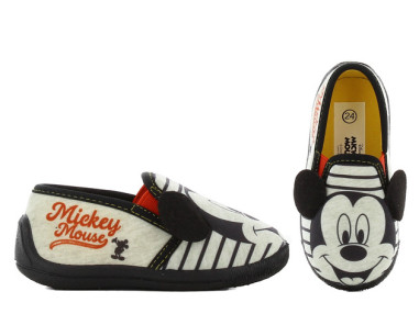 Pantoufles Mickey Garçons chaussure facile à enfiler, souple MK003083