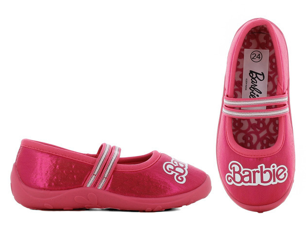 Pantoufles Filles Barbie Fuchsia BA002573 – du 24 au 32 – lot de 15 paires