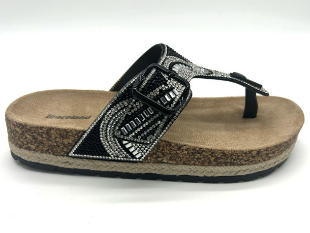 Sandales Femme Noire AD – du 36 au 41 – lot de 10 paires