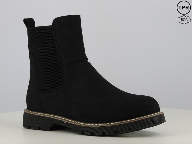 Bottines Femme Noire B894060 – du 36 au 41 – lot de 12 paires