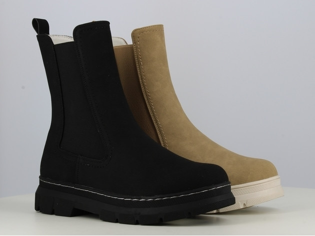 Bottines Femme Taupe B911070 – du 36 au 41 – lot de 12 paires