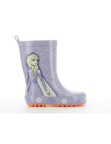 Bottes de pluie Filles Reine des neige Lilas FR001990 – du 22 au 30 – lot de 15 paires